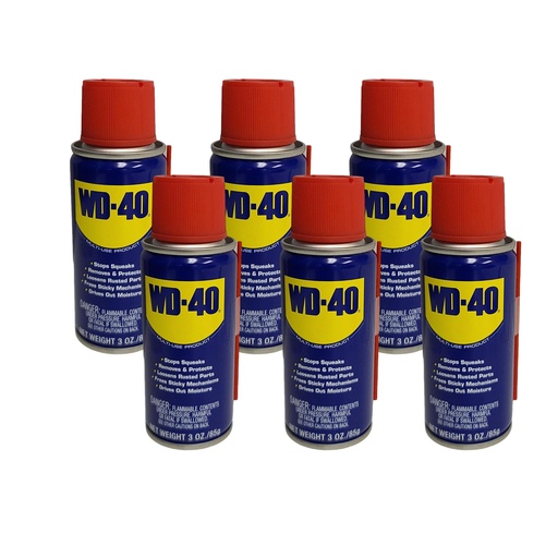 WD-40 Aerosol Lubricant 49000 Mult-Use Product 3oz. *(Pack of 6)*