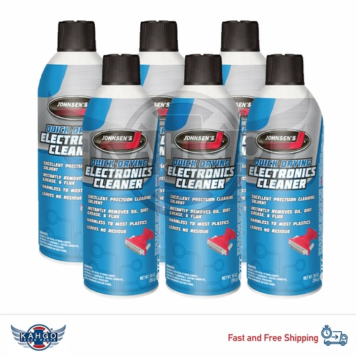 X6 Johnsens 4600 Quick-Drying 10 Oz. Electronics Cleaner Precision Spray Can