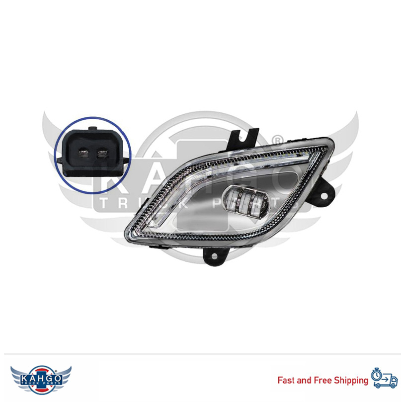 Fog Lamp RH Chrome LED Freightliner P4 564.46077RCY