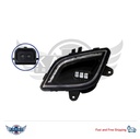 Fog Lamp RH Black LED Freightliner P4 564.46077RBY