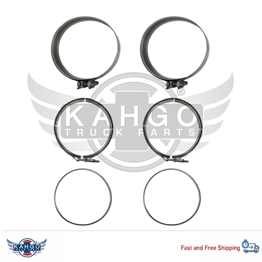 DPF Filter Clamp & Gasket Kit Detroit Engines A6809950202 A6809950302 A680491048