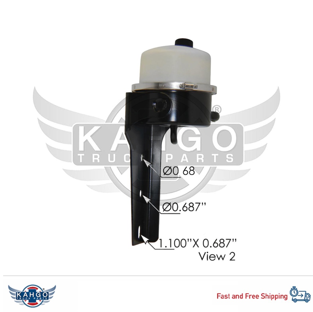 Power Steering Reservoir Peterbilt 575.1027 J866001 J86-6001