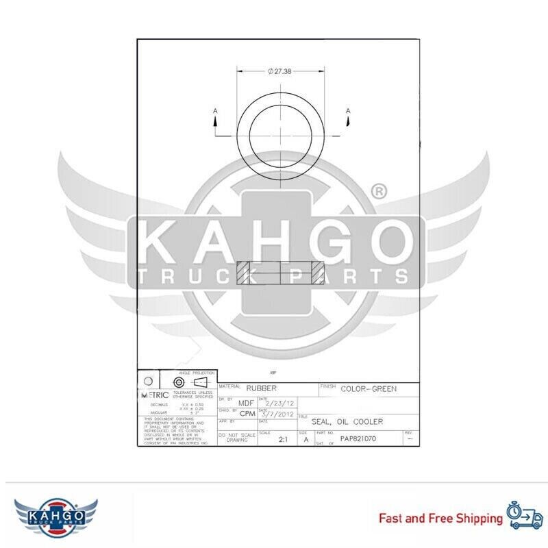 VOLVO  RECTANGULAR SEALING RING  471626  821070