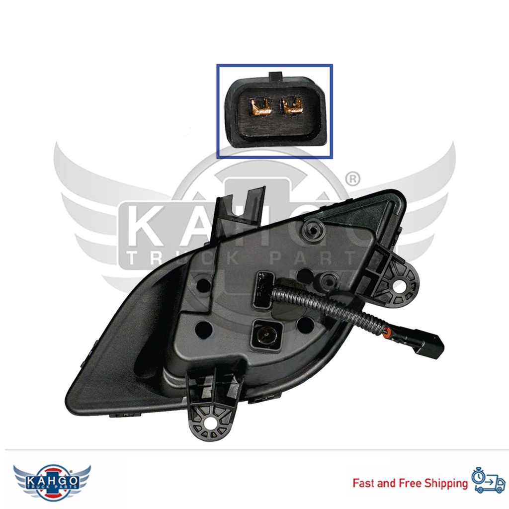 Fog Lamp RH Black LED Freightliner P4 564.46077RBY