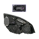 Headlight LH Black Freightliner P4 564.46001 A6601512002 A66-01512-002