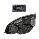 Headlamp RH Black LED Freightliner P4 564.46002RM 6601504020 A6601405003