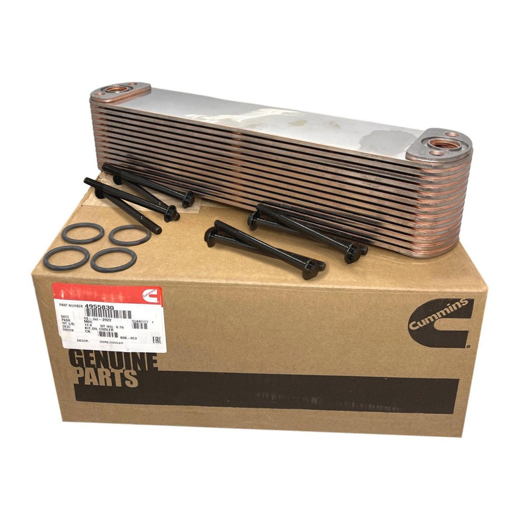 OEM Cummins OIL COOLER ISX W/KIT 4955830CUM 4955830