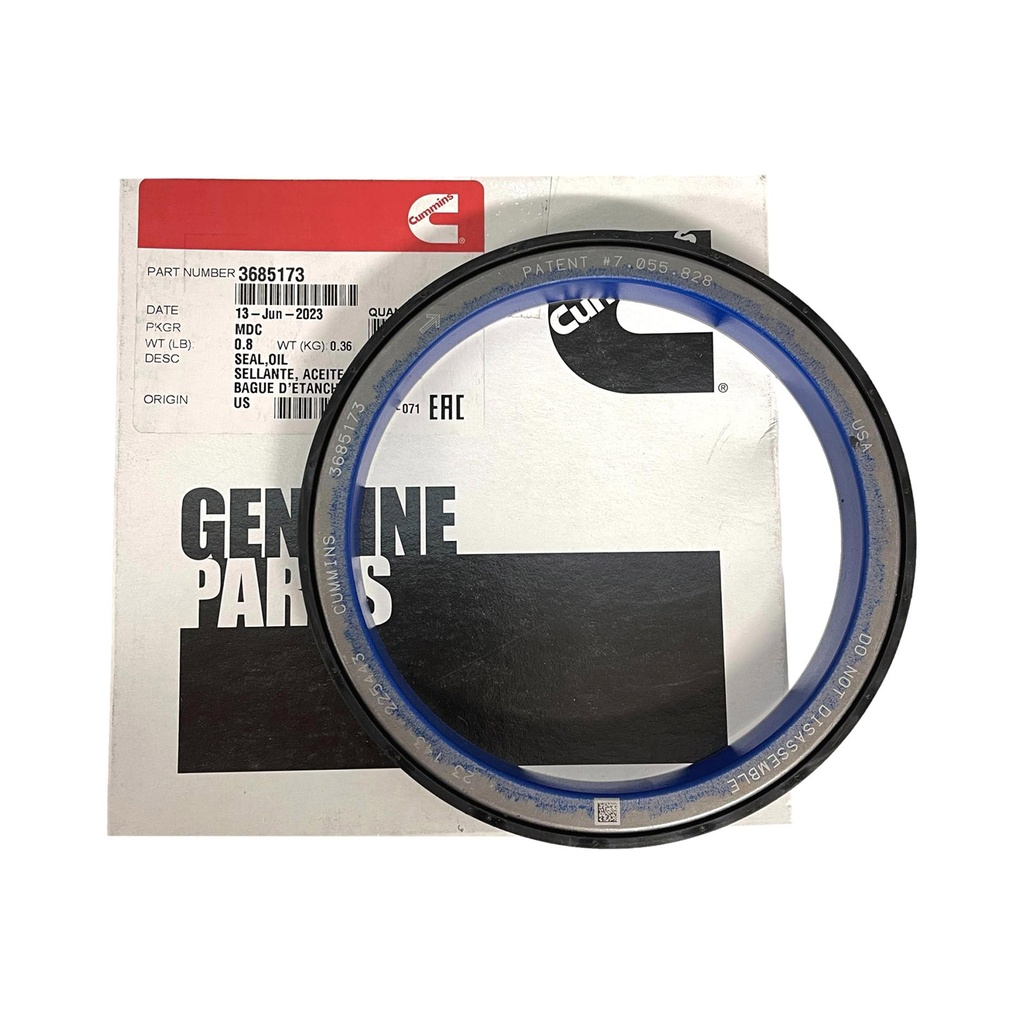 OEM Cummins CRANK FRONT SEAL 3685173CUM 3685173