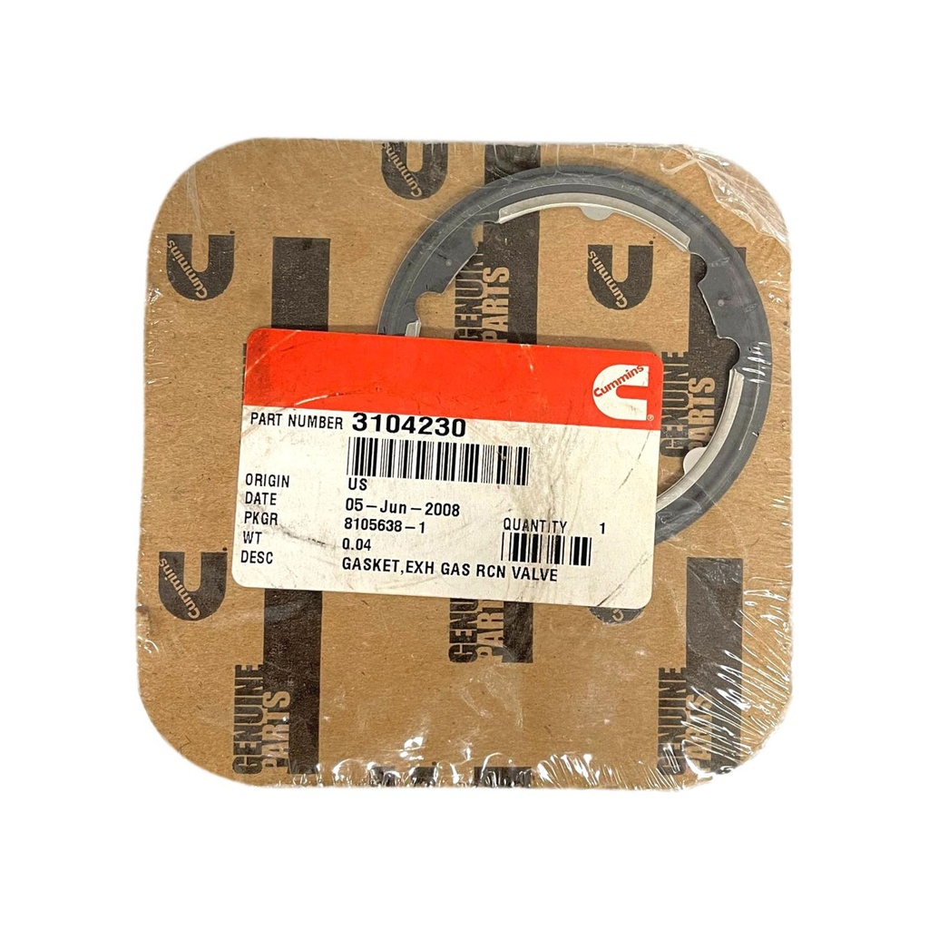 OEM Cummins GASKET EXH GAS RCN VALVE 3104230CUM 3104230