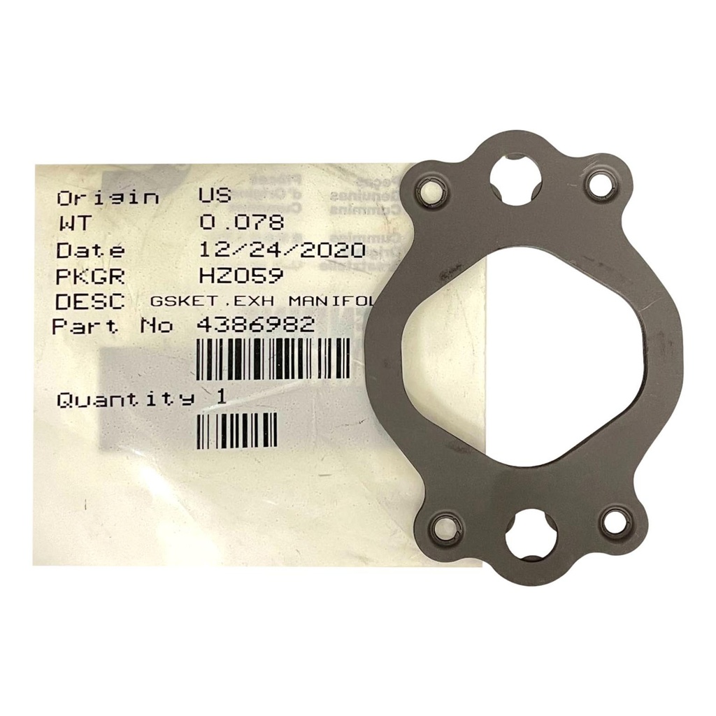 OEM Cummins EXHAUST MANIFOLD GASKET 4386982CUM 4386982 2870108 2888041