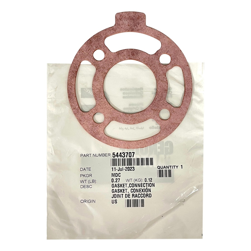 OEM Cummins GASKET C V20D1 5443707CUM 5443707
