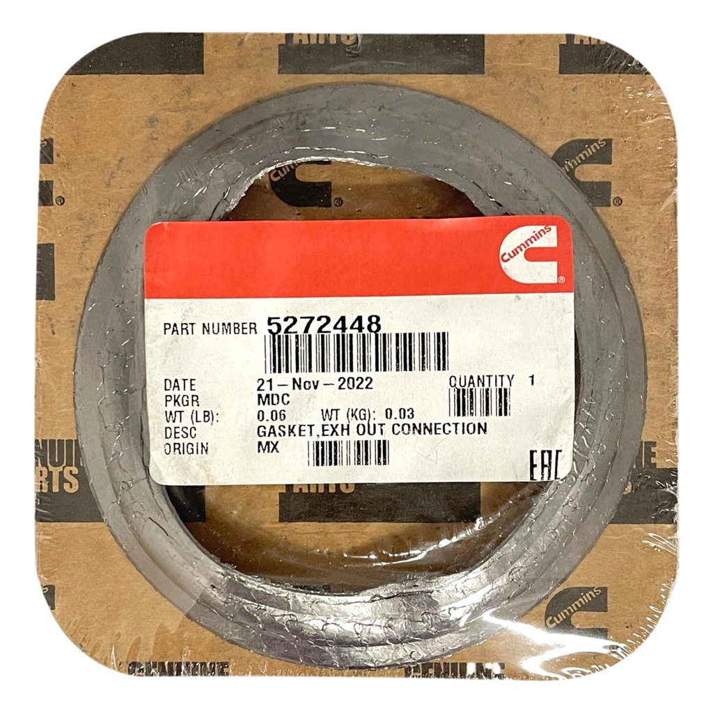 OEM Cummins GASKE-EXH OUT CONNECTION 5272448CUM 5272448