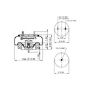 Continental Air Spring Rolling Lobe  566.CT77963    AS8729