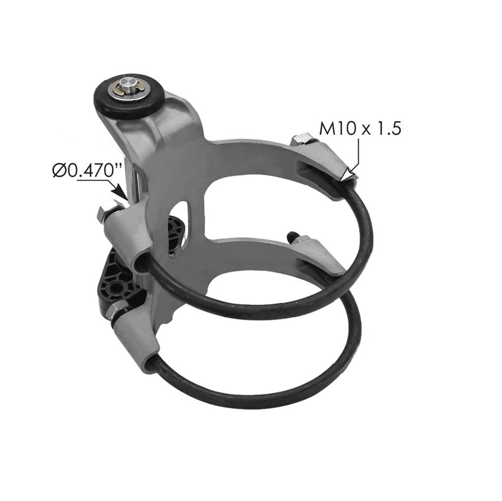 Exhaust Slider Clamp Assy Peterbilt LH 562.u75166048l M166048 M16-6048