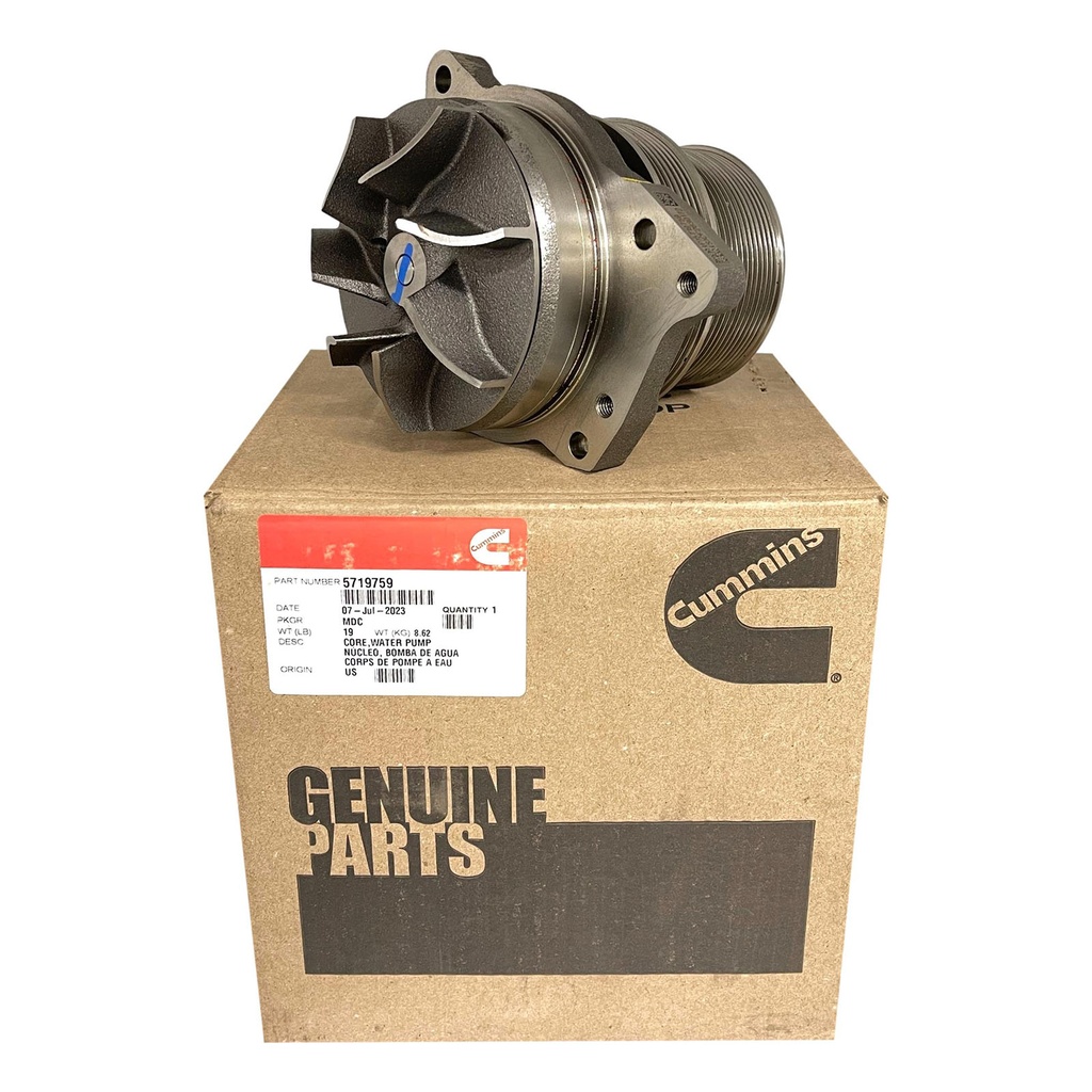 OEM Cummins WATER PUMP ISX 5719759CUM 5719759 4386577