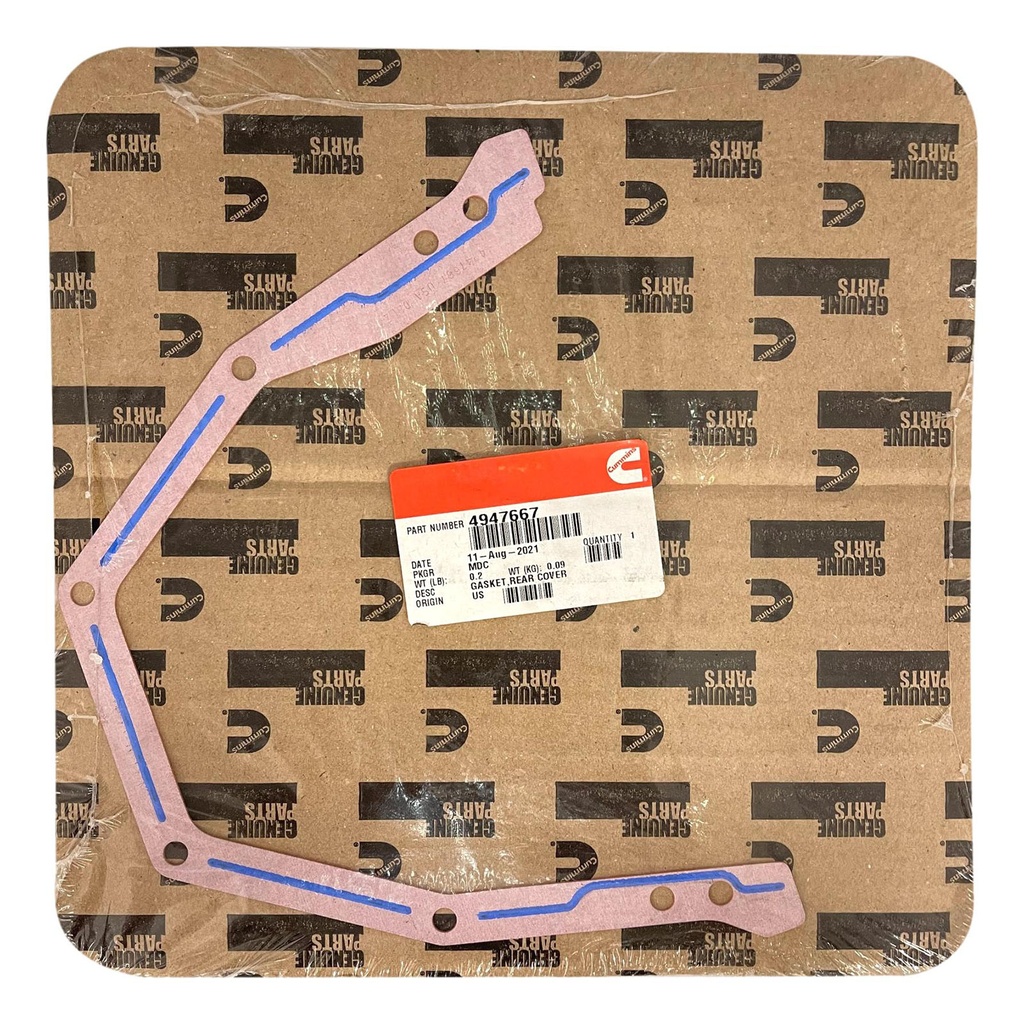 OEM Cummins GASKET REAR COVER 4947667CUM 4947667
