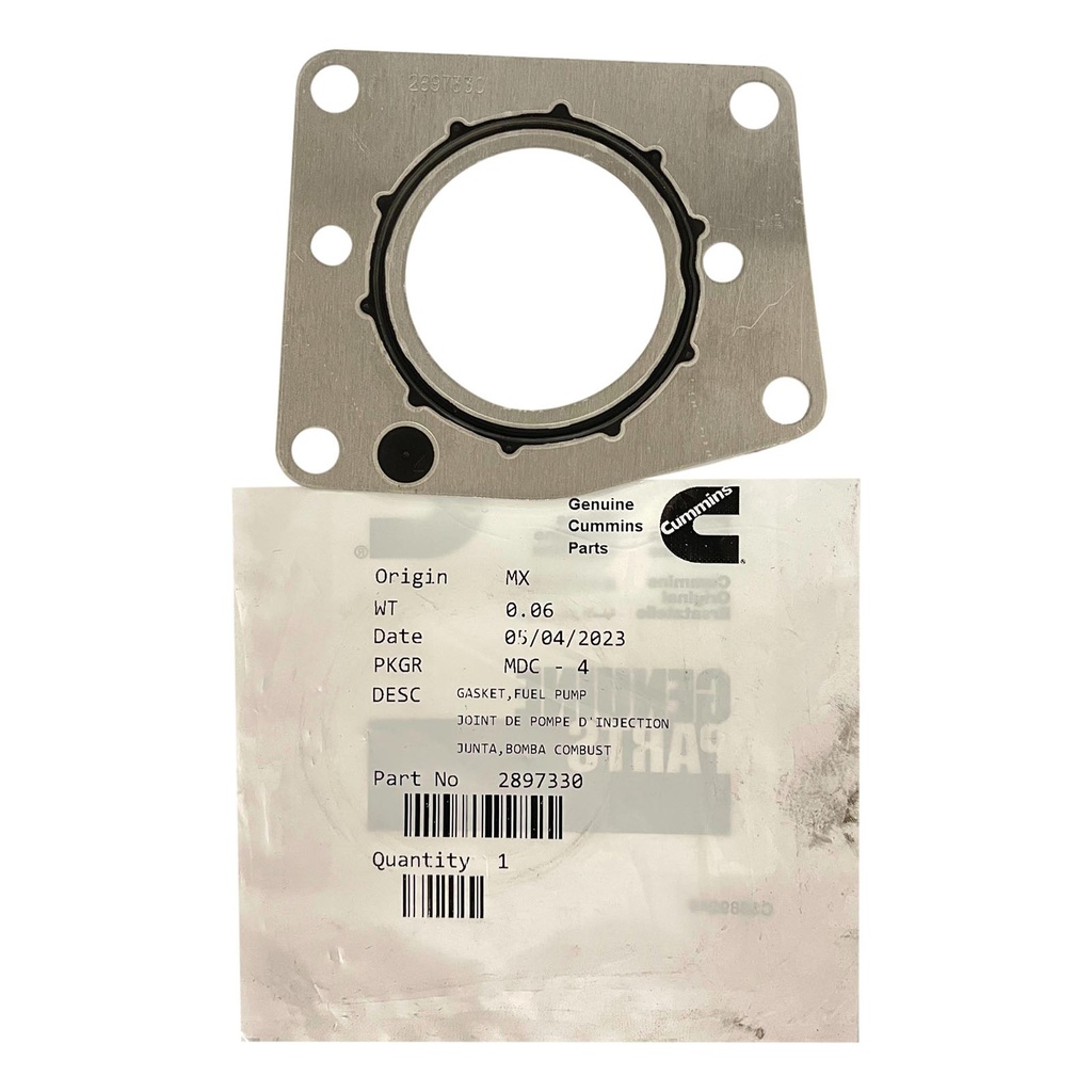 OEM Cummins GASKET F V6H1 2897330CUM 2897330