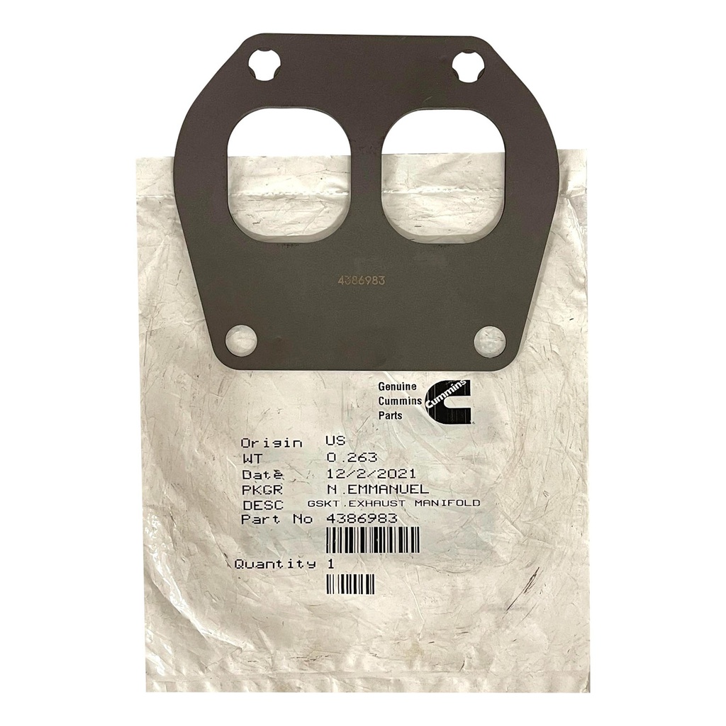 OEM Cummins SIDE GASKET ISX 12-11.9 4386983CUM 4386983 2884804 2888042