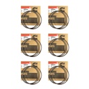 OEM Cummins PISTON RING SET ISX 4309442CUM 4309442 4089154 4025210 (Pack of 6)