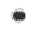Motor Mount Rear Peterbilt 502.199 M17500 11728 11728TBG (Pack of 2)