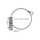 Hood Cable Kenworth HLK2062, D46001047, K068844