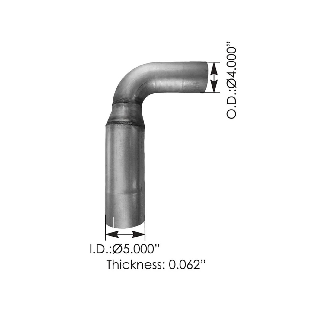 Exhaust Elbow ALZ Peterbilt 562.U7514239215A, 1414239215, 14-14239-215