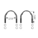U Bolt Kit F/Semi/RND Hendrickson Aux/Trailor AUBK8668-072, B28758, 16106