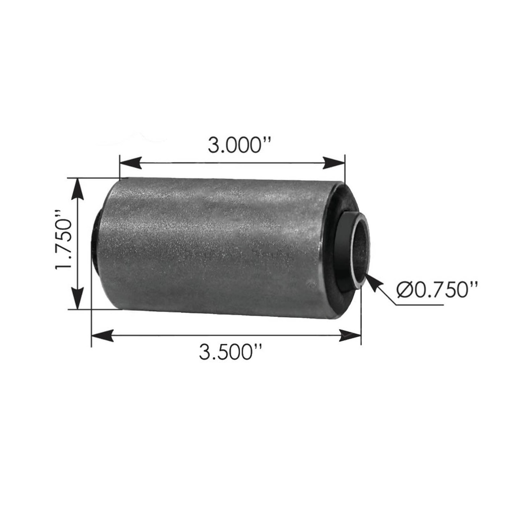 Silent Block Freightliner MR516, 3638651, R93915, OES RB135, OESRB135, 1JD657