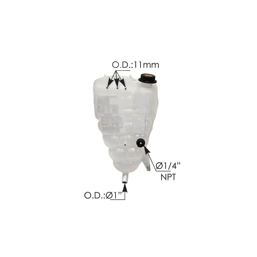 Coolant Reservoir IHC 575.10320, 2604187C91, 2604187C92, 3840543F91, 3840543F92