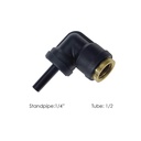PLC Standpipe Elbow 1/2 X 1/4in 177.12C598B, 369PTCSP84, QS698B