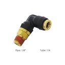 PLC Swivel Male Elbow DOT 1/4in X 1/8in 177.12C694A, 369PTC42, QL13694A, 016242