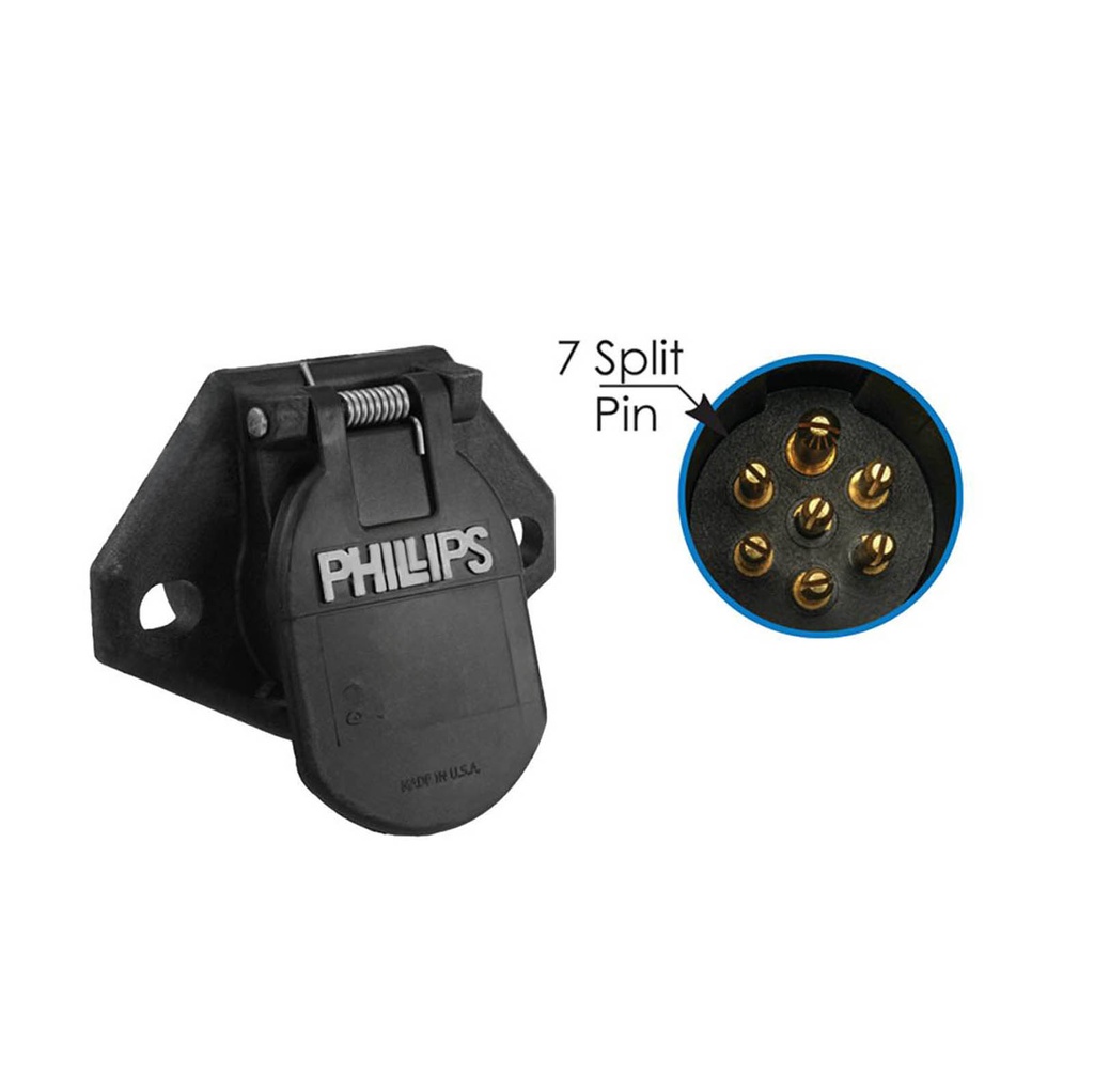 Socket 7 Pin Bullet Terminal STA-DRY PHI16-724-1, 167241, 16-724-1