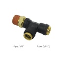 PLC SWL Male Run Tee DOT 3/8in X 3/8in 177.12C716C, 371PTC66, QL13716C, 016403