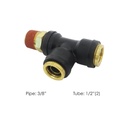 PLC SWL Male Run Tee DOT 1/2in X 3/8in 177.12C718C, 371PTC86, QL13718C, 016405
