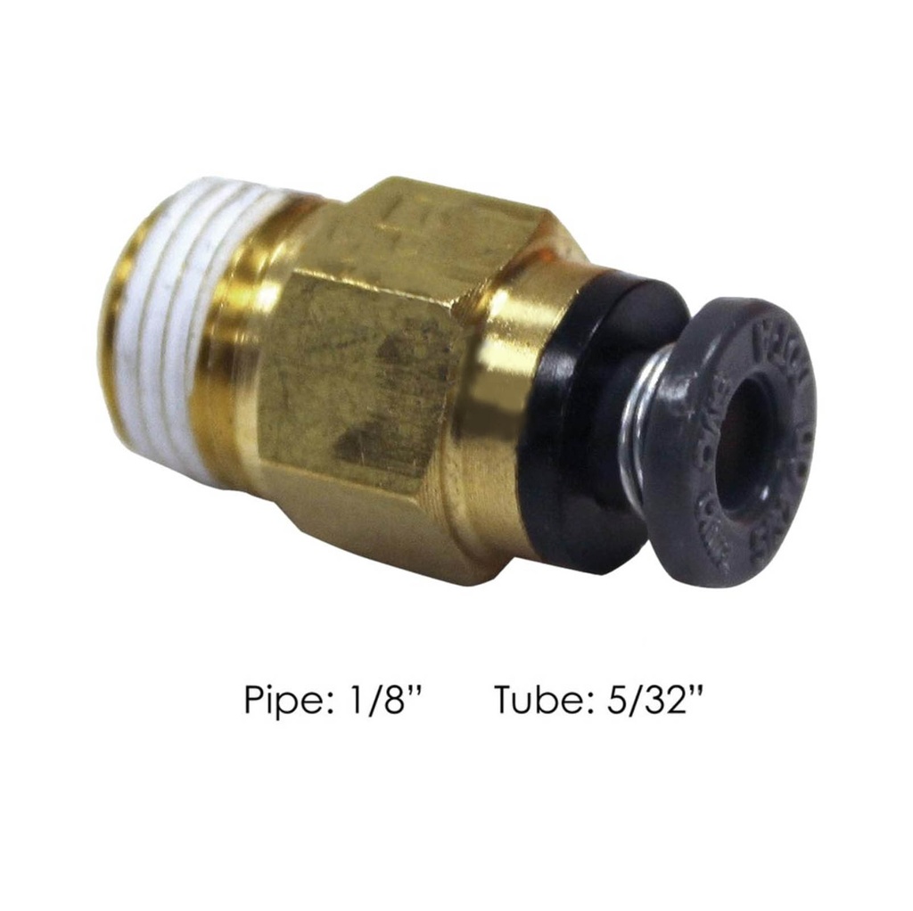 PLC Male Connector 5/32 X 1/8in 177.116825A, QL136825A, 016122, S768PMT5322
