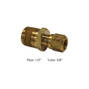 Male Connector DOT 3/8IN x 1/2NPT 177.14686D, 1468X6X8, VS68NTA68, 13686D