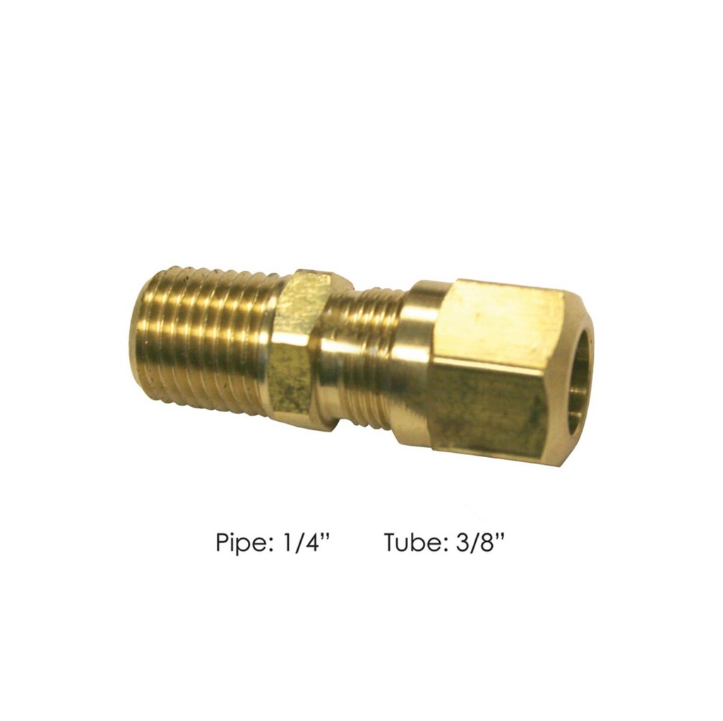 Male Connector DOT 3/8IN x 1/4NPT 177.14686B, 1468X6, VS68NTA64, 13686B, 016864