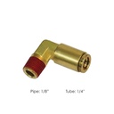 Brass PLC Male Elbow 1/4 X 1/8in 177.13B154A, 1869X4, 169PMTNS42, PL13154A