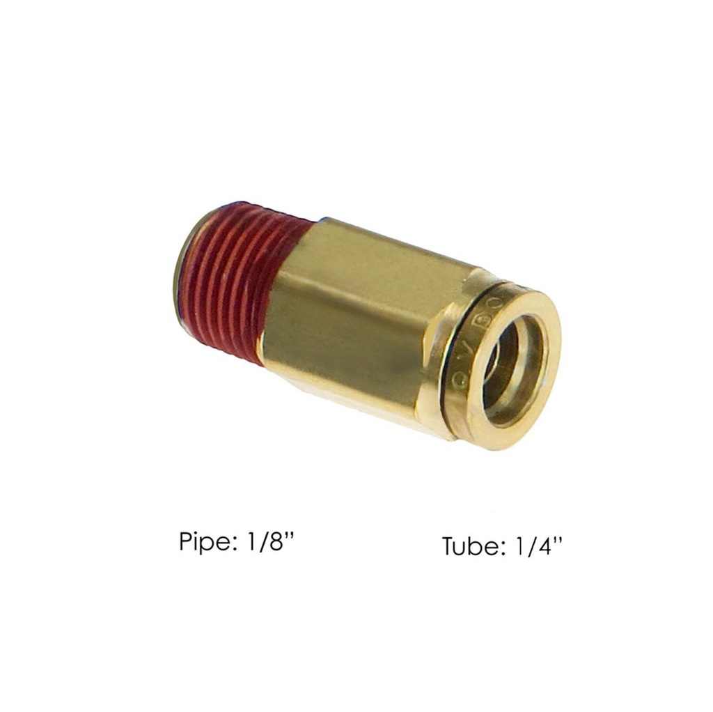 Brass PLC Male Connector 1/4 X 1/8in 177.13B684A, 1868X4, 68PMT42, PL13684A