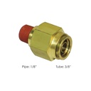 Brass PLC Male Connector 3/8 X 1/8in 177.13B686A, 1868X6X2, 68PMT62, PL13686A