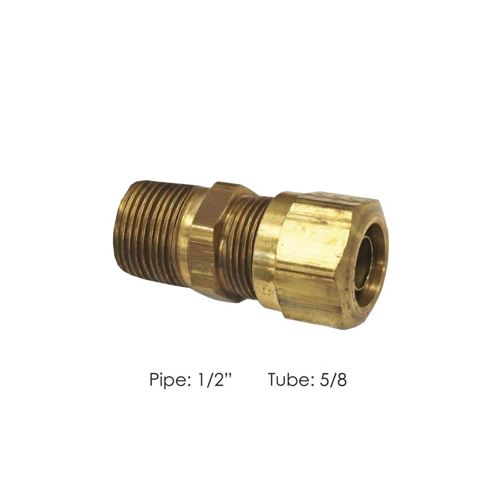 Male Connector DOT 5/8IN x 1/2NPT 177.146810D, 1468X10, VS68NTA108, 136810D