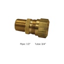 Male Connector DOT 3/4IN x 1/2NPT 177.146812D, 1468X12, VS68NTA128, 136812D