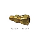 Male Connector-DOT 1/4IN x 1/16NPT 177.146841, 1468X4X1, 136841