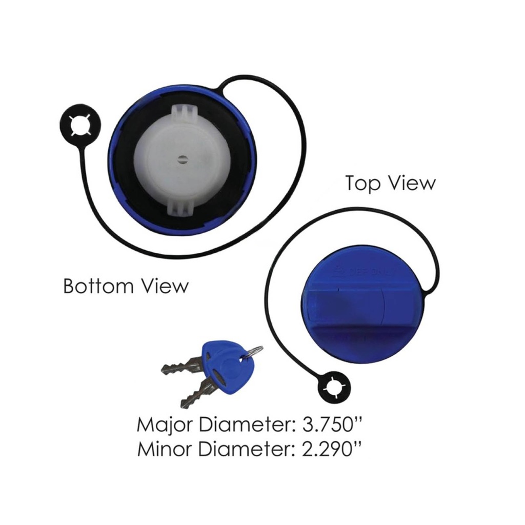 DEF Tank Cap 572.3001, 21148725