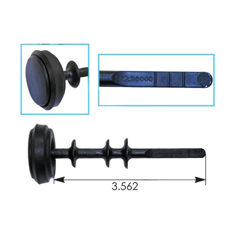 Power Steer Oil Cap Dipstick Volvo 572.96000, 1696362, 3092770, V1696362