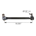 Drag Link 18.250in C to C Freightliner 463.DS4648, 1416659000, 1417648000