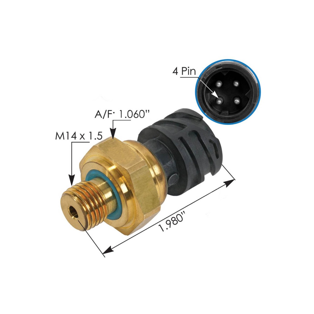 Pressure Sensor DAF-Paccar 577.75512, 1826279PE, 2041677, 1826279