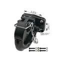 Pintle Hitch 30 Ton LMT, Universal 182.PH30T, 48231