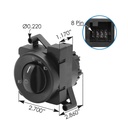 Headlamp Switch Freightliner 577.46559, A0658685000, A06-58685-000