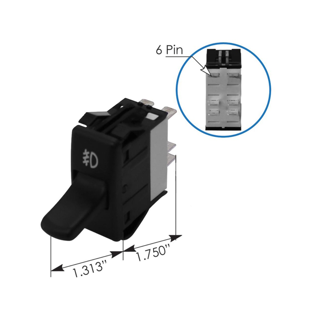 Headlamp Switch Paccar 577.59624, P27104008, 8961K1899, P27-1040-08